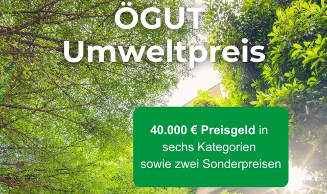 ÖGUT-Umweltpreis 2026: Nachhaltige Projekte jetzt einreichen