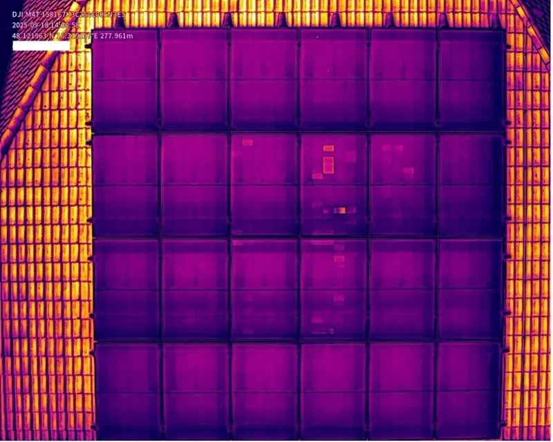 Thermische PV-Dokumentation per Luftbild